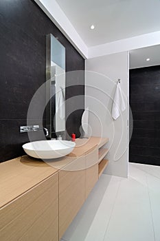 Modern interior.Bathroom