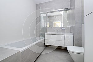 Modern interior design - bathroom