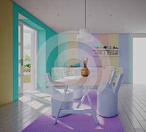 modern interior design concept.