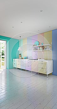 modern interior design concept.