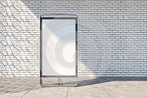 Modern interior empty billboard