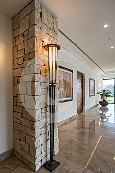 Stone Wall Lamp Modern Interior Decoration