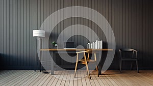 The modern interior of home office