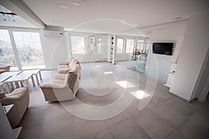 Modern interior of new beautiful smart house