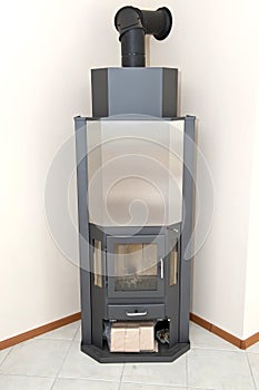 Modern iron stove