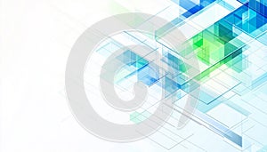Modern Isometric Abstract Background for Database Management and Automation Themes