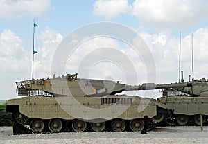 Modern Israeli Merkava Tanks