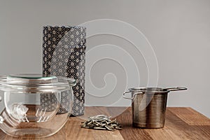 Modern japanese tea making set