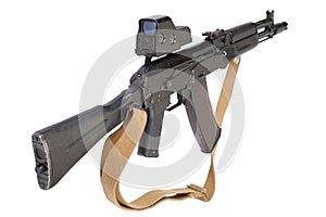 Modern kalashnikov assault rifle