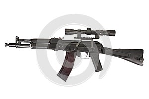 Modern kalashnikov assault rifle