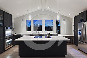 A modern kitchen