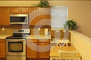 Modern kitchen background