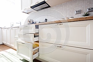 Modern Kitchen cabinets with new appliances