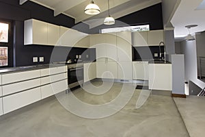 Modern kitchen design cupboards