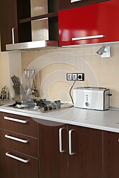 Modern kitchen detail