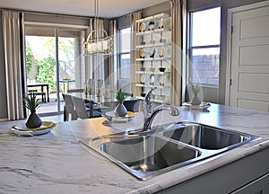 Modern Kitchen and Dining Room photo