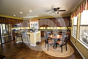 Modern Kitchen With Eating Area