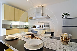 Modern kitchen interior