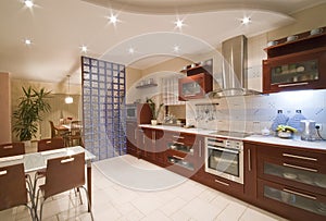 Modern kitchen interior