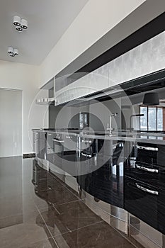 Modern kitchen interior