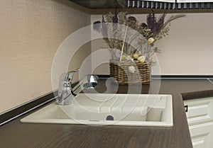 Modern kitchen sink
