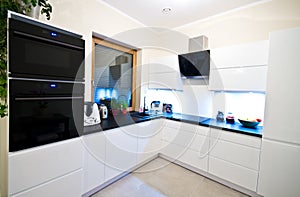 Modern kitchen in white