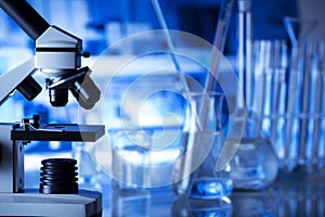 Science concept. Place for typography.