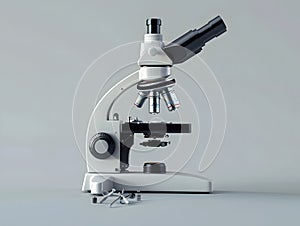 modern laboratory microscope for scientific research