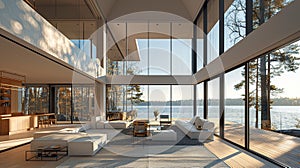 Modern Lakefront Home