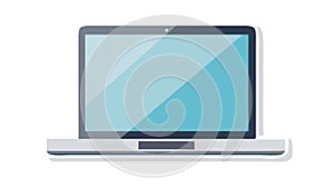 Modern Laptop Computer for Productivity and Digital Work, vector design Generative AI