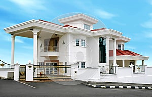 Modern large house