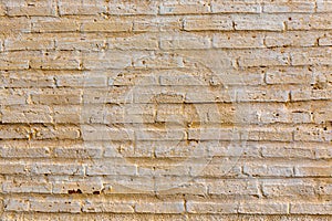 Modern large yellow brick wall background