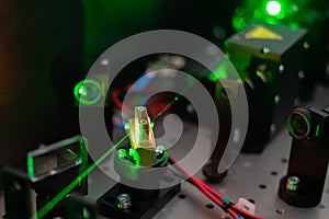 modern laser technology used on the machine factory with ai learning techniques