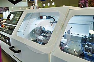 Modern lathe with CNC