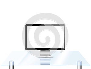 Modern LCD computer monitor