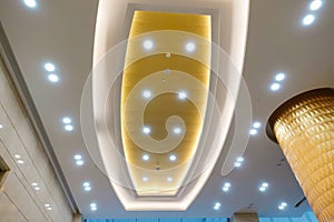 Hotel hall lobby ceiling led lighting