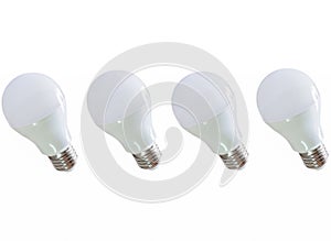 Modern LED light bulb (lamp) Isolated on white, ECO energy