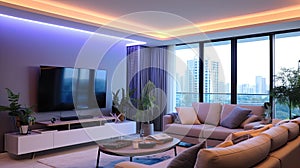 modern led strip light photo