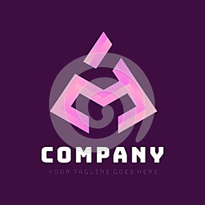 Modern Letter A Logo | 3D logo