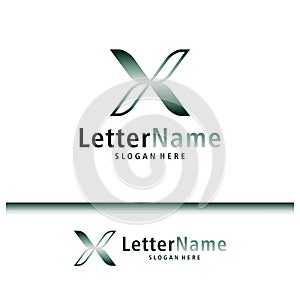 Modern letter X logo design vector. Creative X logo concepts template