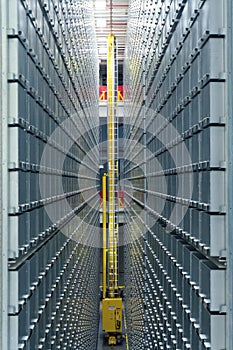 Modern library automated shelving system photo