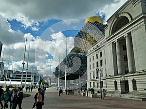 Modern Library Baskerville House and skyline of Centenary Square