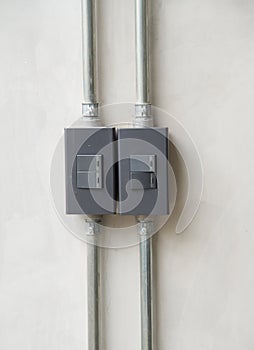 Modern light switch.