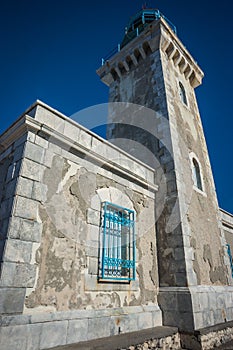 Modern lighthouse at the most southern point of greek mainland