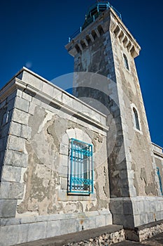 Modern lighthouse at the most southern point of greek mainland