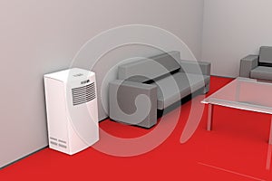Modern living room - cooling concept