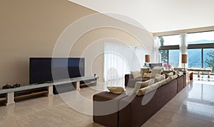 Modern living room, divan