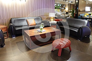 Modern living room fitment furniture  shop photo