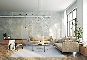 modern living room interior