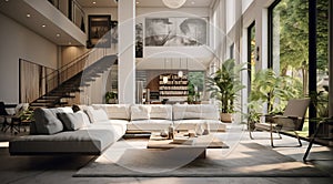 modern living room, modern interior of a hotel, modern interiors